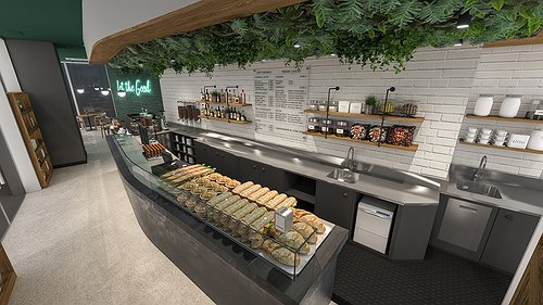 Progettazione Caffetteria in Città